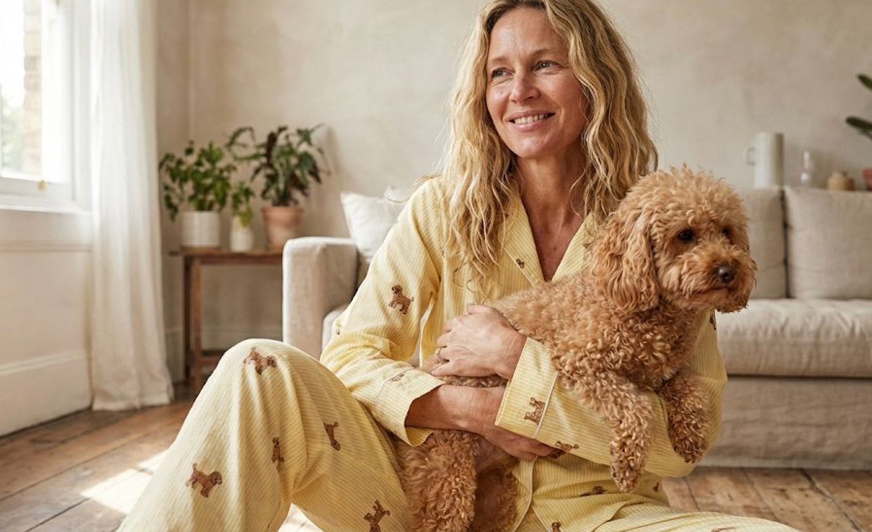 Poodle Print Pajamas