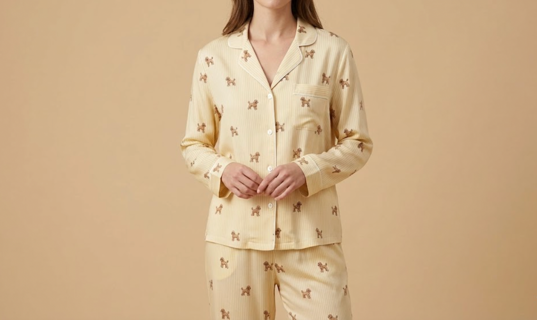Poodle Print Pajamas