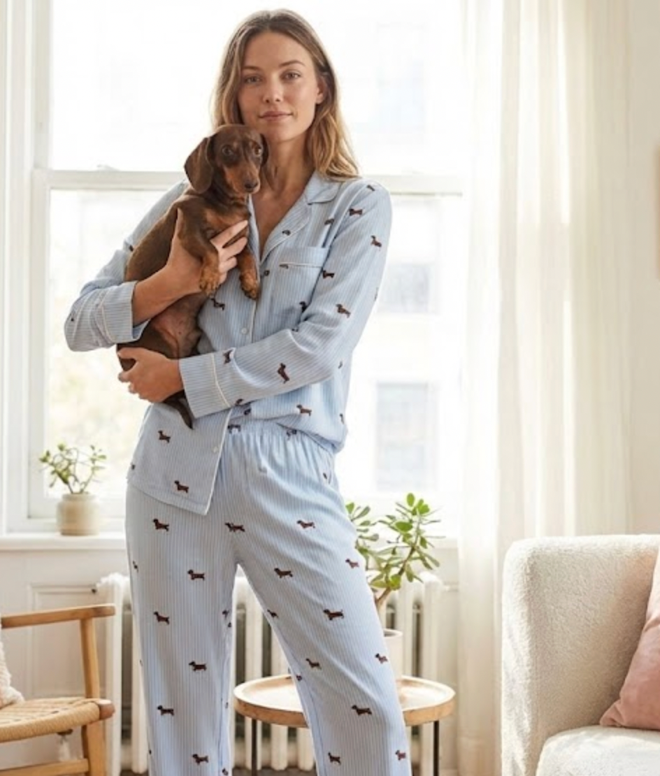 Dachshund Print Pajamas